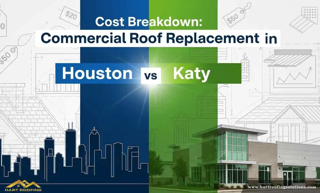 Houston vs Katy: Commercial Roof Replacement Cost