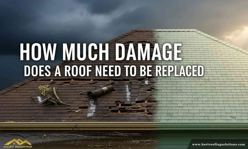 Roof damage signs to know before getting it replaced