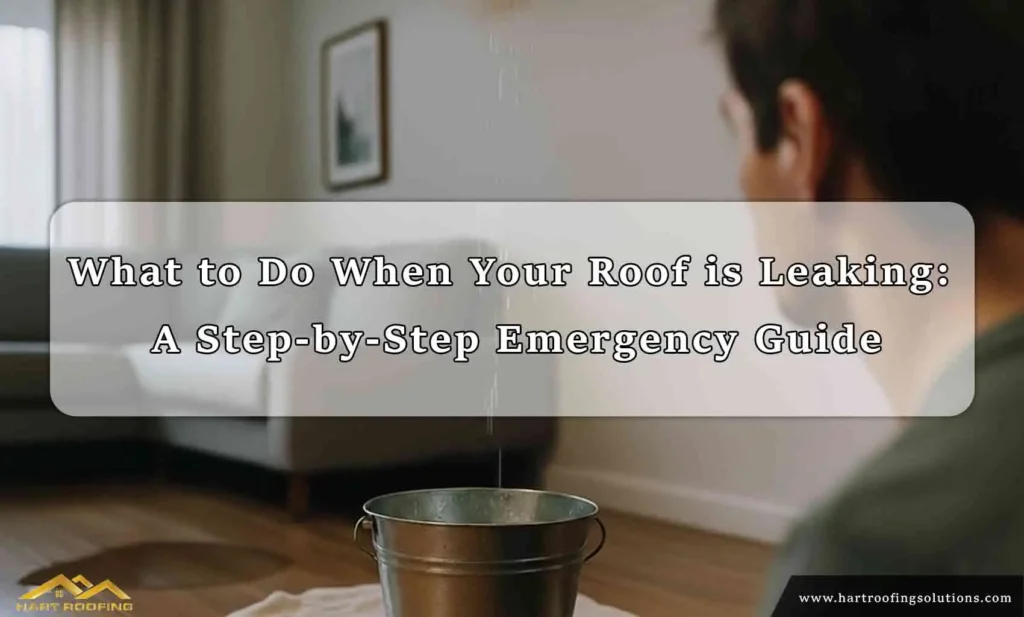 emergency guide: what to do when your roof starts leaking