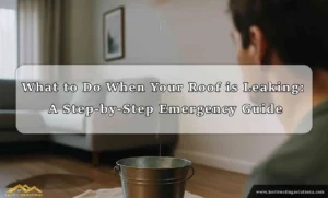 emergency guide: what to do when your roof starts leaking
